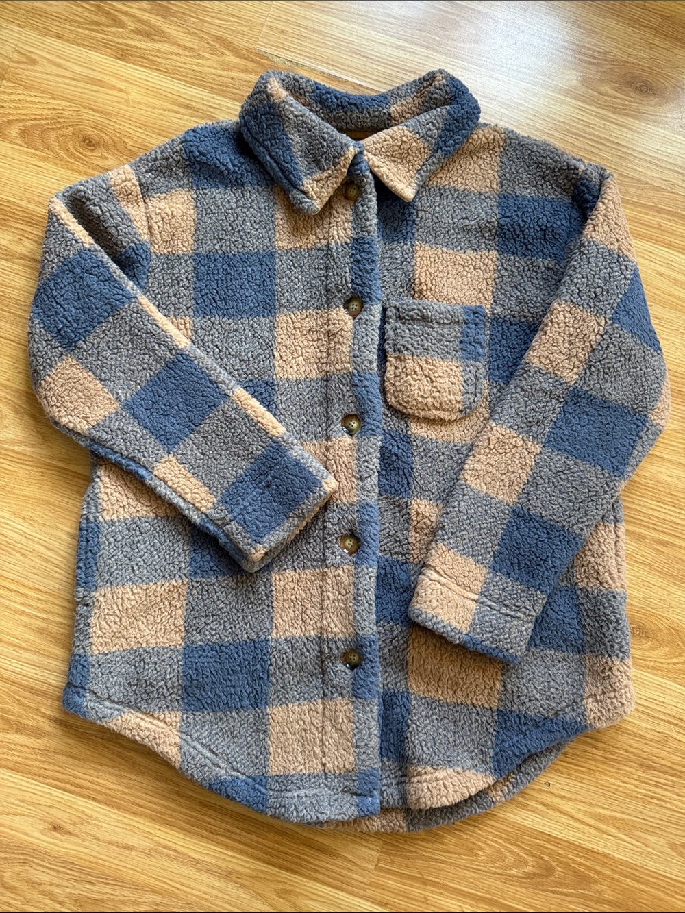 Koolaburra Two-Tone Sherpa Shacket 🔅 size XS